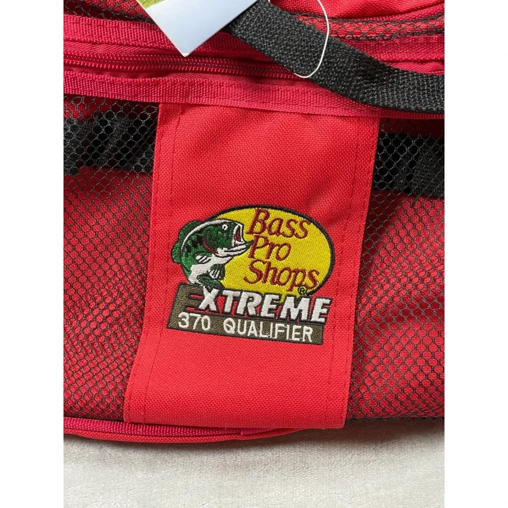 Bass Pro Shops Extreme Qualifier 370 Tackle Bag Fishing Gear Storage Red NWT